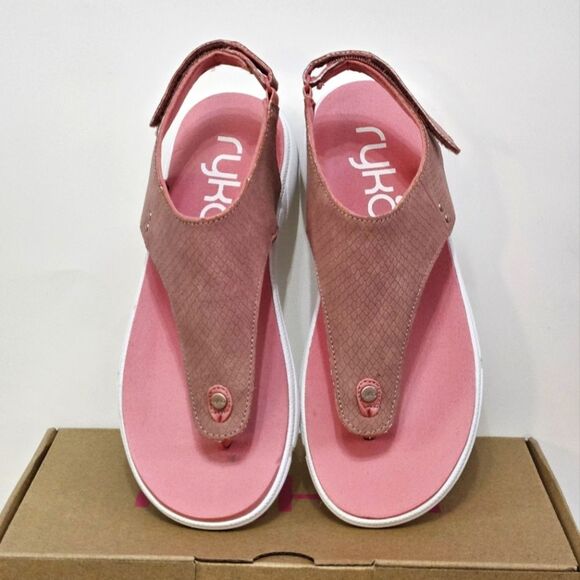 Ryka, Womens Thong Syle Sandals in Rosetta Pink. NIB-Size 8W - Picture 1 of 7